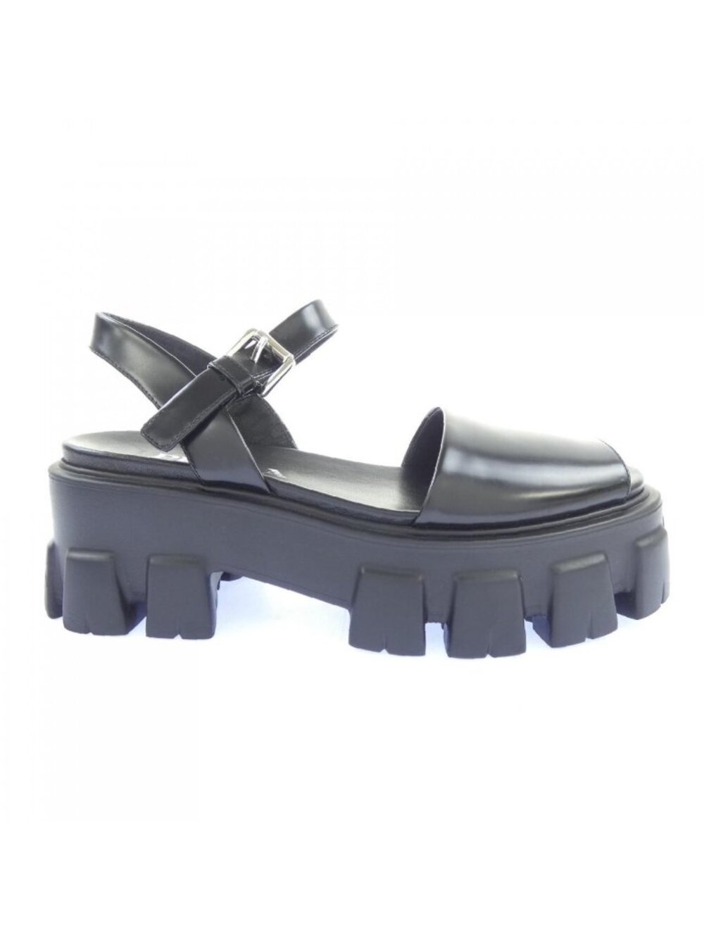 Prada Monolith Sandals Black